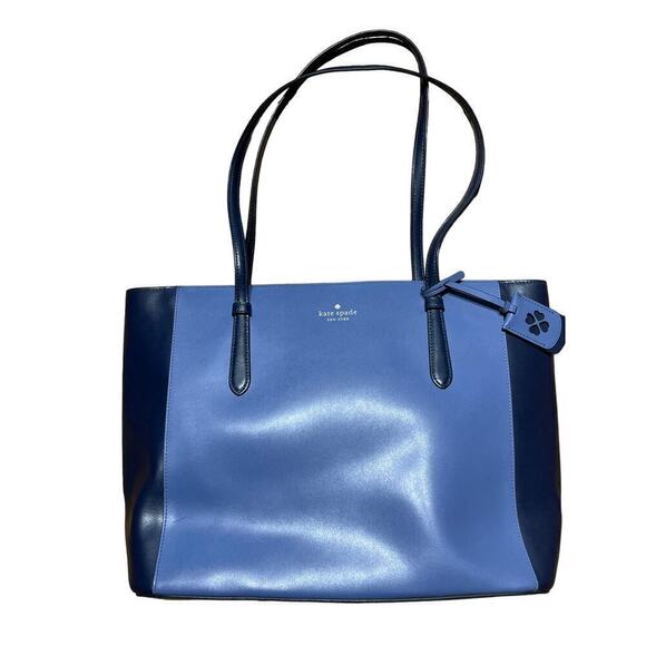 Kate Spade New York Schuyler Medium Tote Bag. 2 toned Blue. Great condition! - Picture 1 of 7
